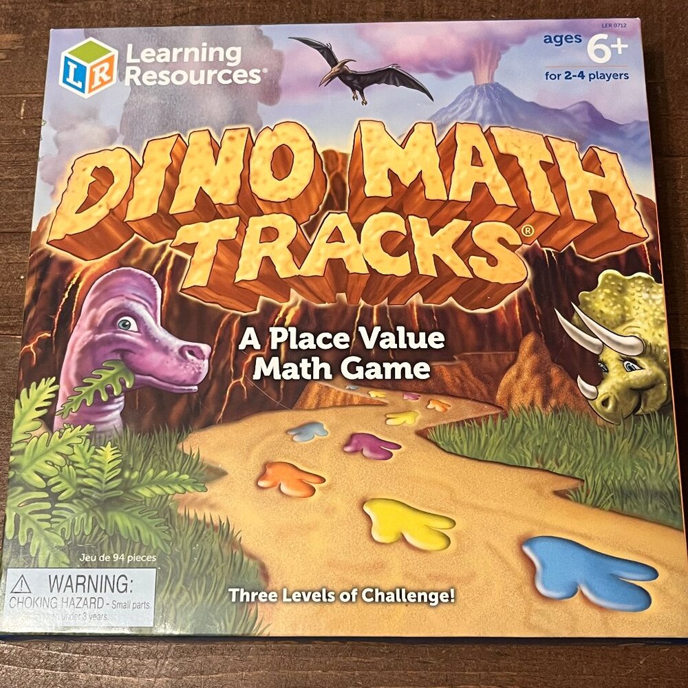 Dino Math Tracks Game SOLD